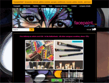 Tablet Screenshot of facepaintstuff.com